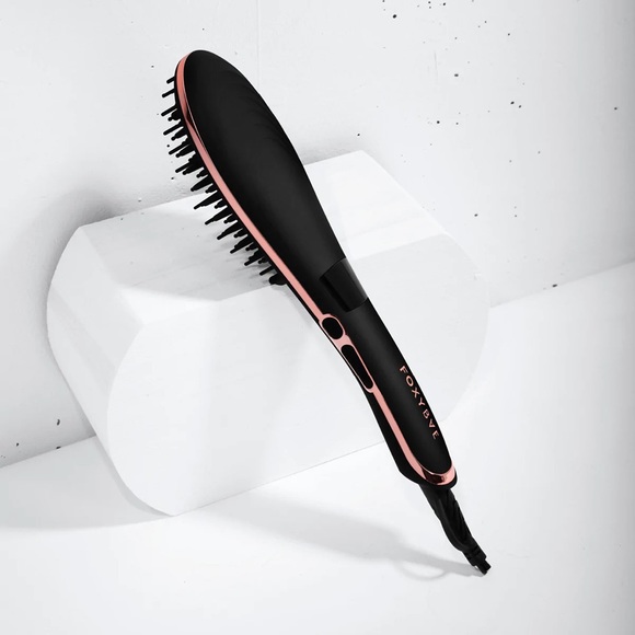 🌸FOXYBAE - ROSE GOLD STRAIGHTENING BRUSH🌸 - Picture 2 of 6